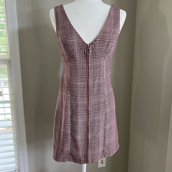 Forever 21 Dresses & Skirts - FOREVER 21| 90s Plaid Zip Up Sleeveless Dress